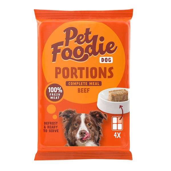 PetFoodie Portions Rind - Alleinfutter für Hunde Q-Petfood