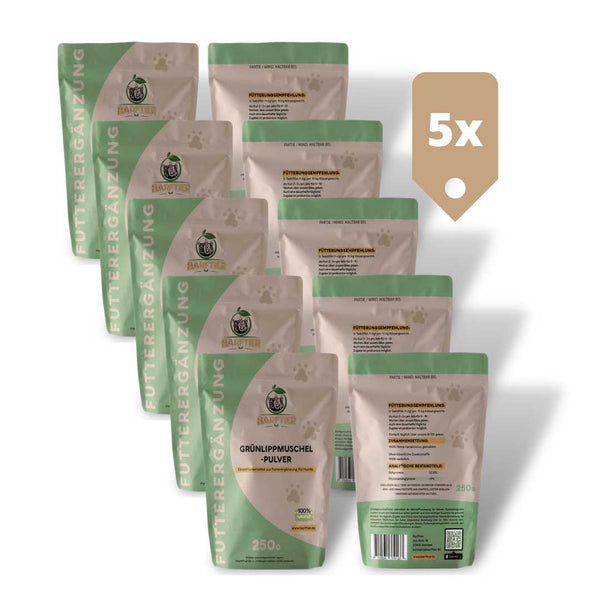 Grünlippmuschel - Pulver - BARFTIER - www.barftier.de