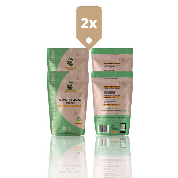 Grünlippmuschel - Pulver - BARFTIER - www.barftier.de