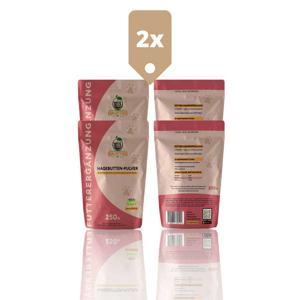 Hagebuttenschalen - Pulver - BARFTIER - www.barftier.de