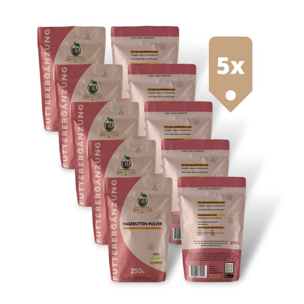 Hagebuttenschalen - Pulver - BARFTIER - www.barftier.de