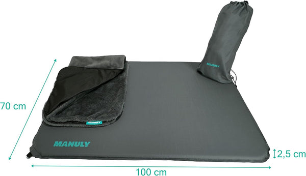 Manuly I Hundematte, aufblasbar & innovativ - Komplett - Set - BARFTIER - www.barftier.de