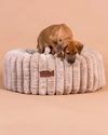 Orthopädisches Plush Hundebett Rund - BARFTIER - www.barftier.de