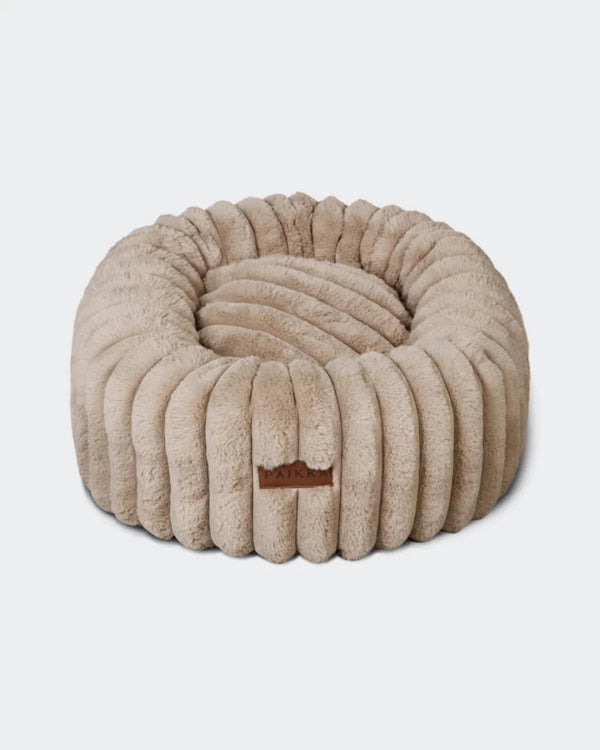 Orthopädisches Plush Hundebett Rund - BARFTIER - www.barftier.de