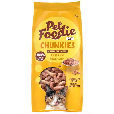 PetFoodie Chunkies Huhn - BARF Alleinfutter für Katzen - BARFTIER - www.barftier.de