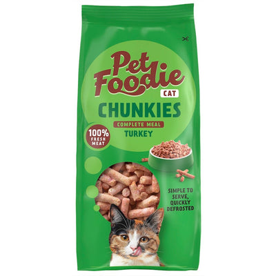 AMAZON - PetFoodie Chunkies Pute - BARF Alleinfutter für Katzen Q-Petfood