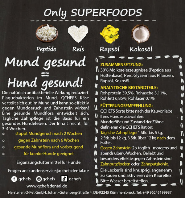 Qchefs - Cheesies - BARFTIER - www.barftier.de