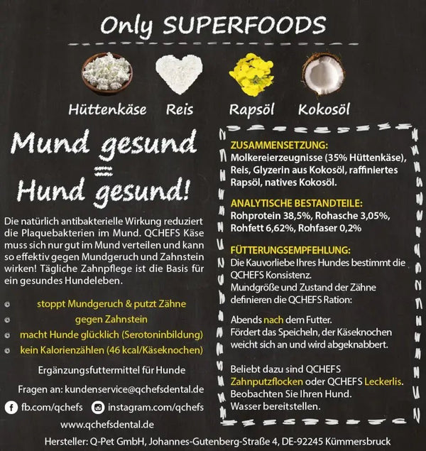 Qchefs - Hard Cheese - BARFTIER - www.barftier.de