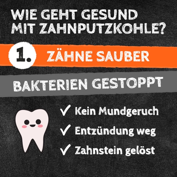 Qchefs - Zahnputzkohle Hund - BARFTIER - www.barftier.de