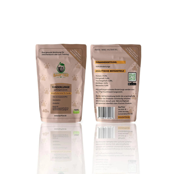 Rinderlunge (Leckerchen) - BARFTIER - www.barftier.de