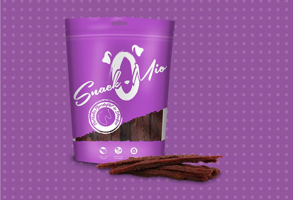 SnackOMIO - Delikates Pferdefilet in Streifen - BARFTIER - www.barftier.de
