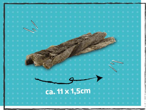 SnackOMIO - Erlesene Kabeljau Röllchen - BARFTIER - www.barftier.de