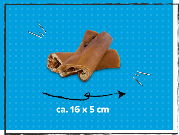 SnackOMIO - Leckere Rinderkopfhaut - BARFTIER - www.barftier.de