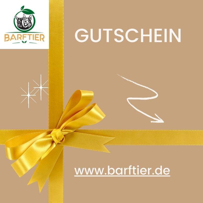 Geschenkgutschein - BARFTIER - www.barftier.de