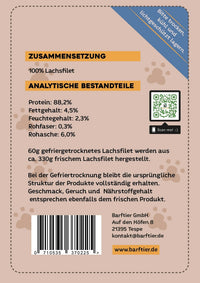 Lachsfilet (Leckerchen) - BARFTIER - www.barftier.de