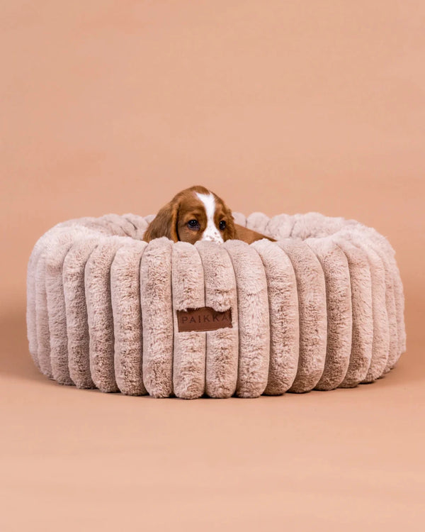 Orthopädisches Plush Hundebett Rund - BARFTIER - www.barftier.de