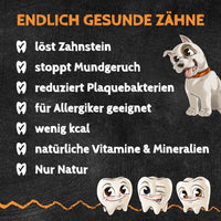 Qchefs - Zahnputzflocken Hund - BARFTIER - www.barftier.de