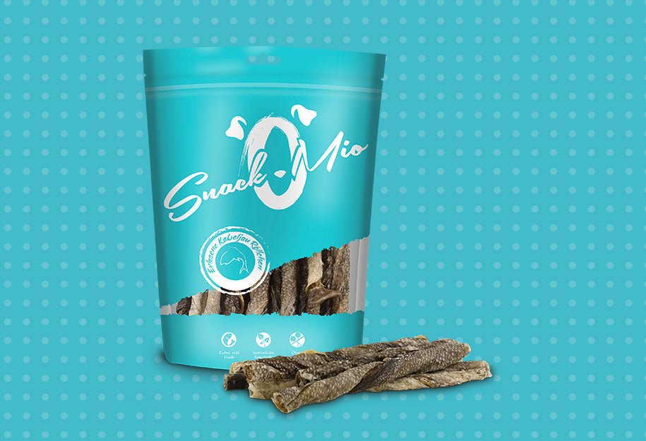SnackOMIO - Erlesene Kabeljau Röllchen - BARFTIER - www.barftier.de