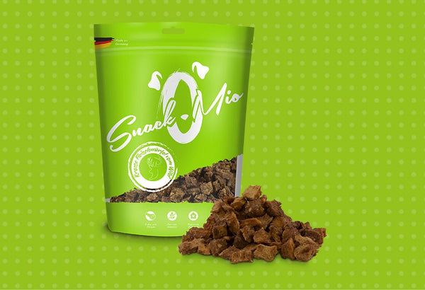 SnackOMIO - Krosse Fleischwürfel vom Wild - BARFTIER - www.barftier.de